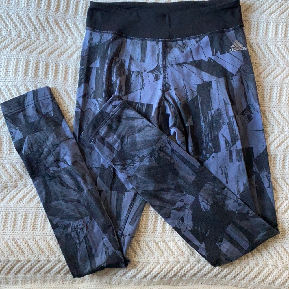 Patterned leggings high-waisted